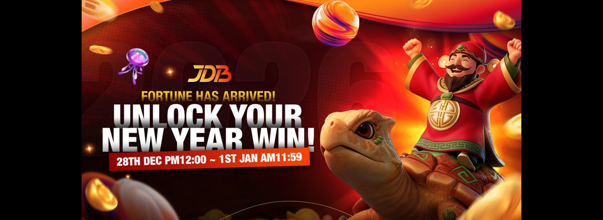 JDB New Year Exclusive Fish Game Event - IDR Region Only